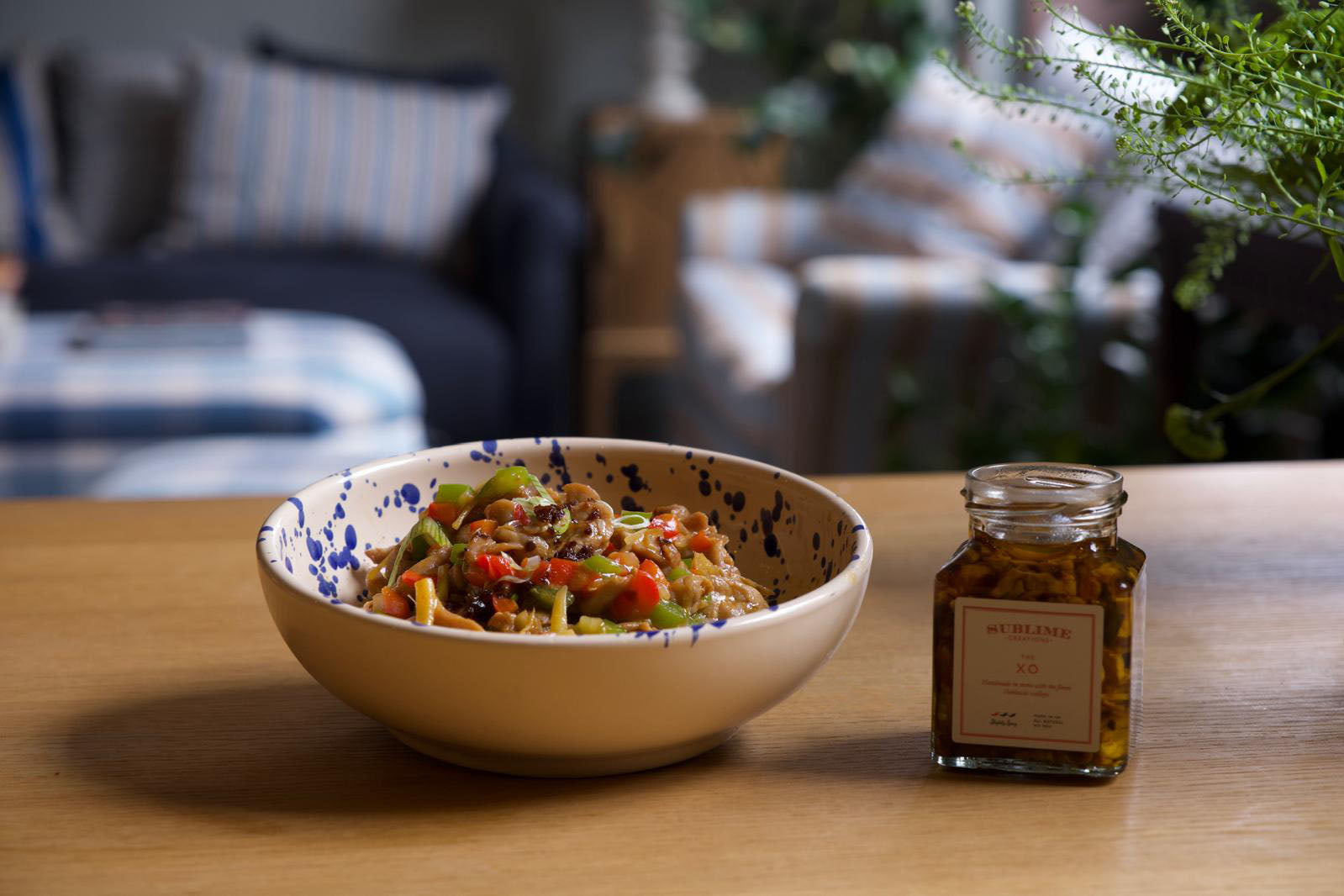 Traditional pork stir fry served alongside The XO from Sublime Creations