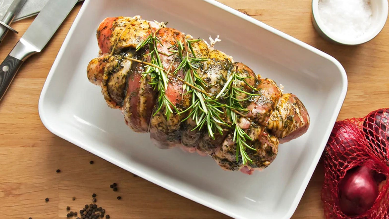 Slow Roasted Lamb Shoulder Wraps with Rosemary, Lemon & Garlic